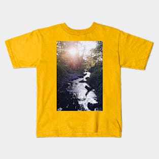 Creek at Sunset Kids T-Shirt